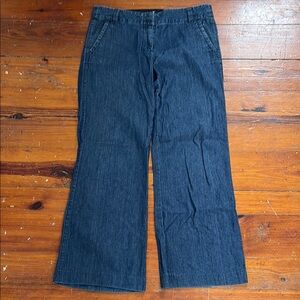 J. Crew Dark Indigo Wide Leg Jeans